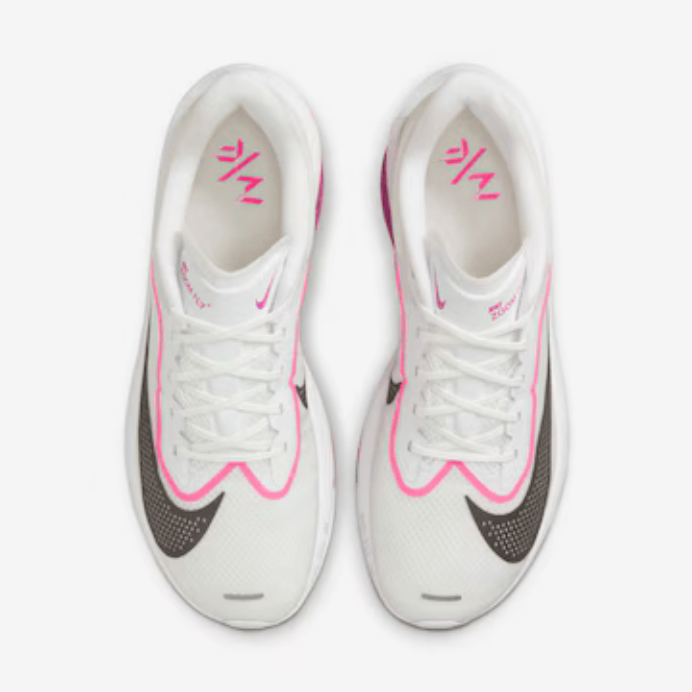 Tênis de Corrida Nike Zoom Fly 6 - Branco / Roxo / Rosa - Feminino