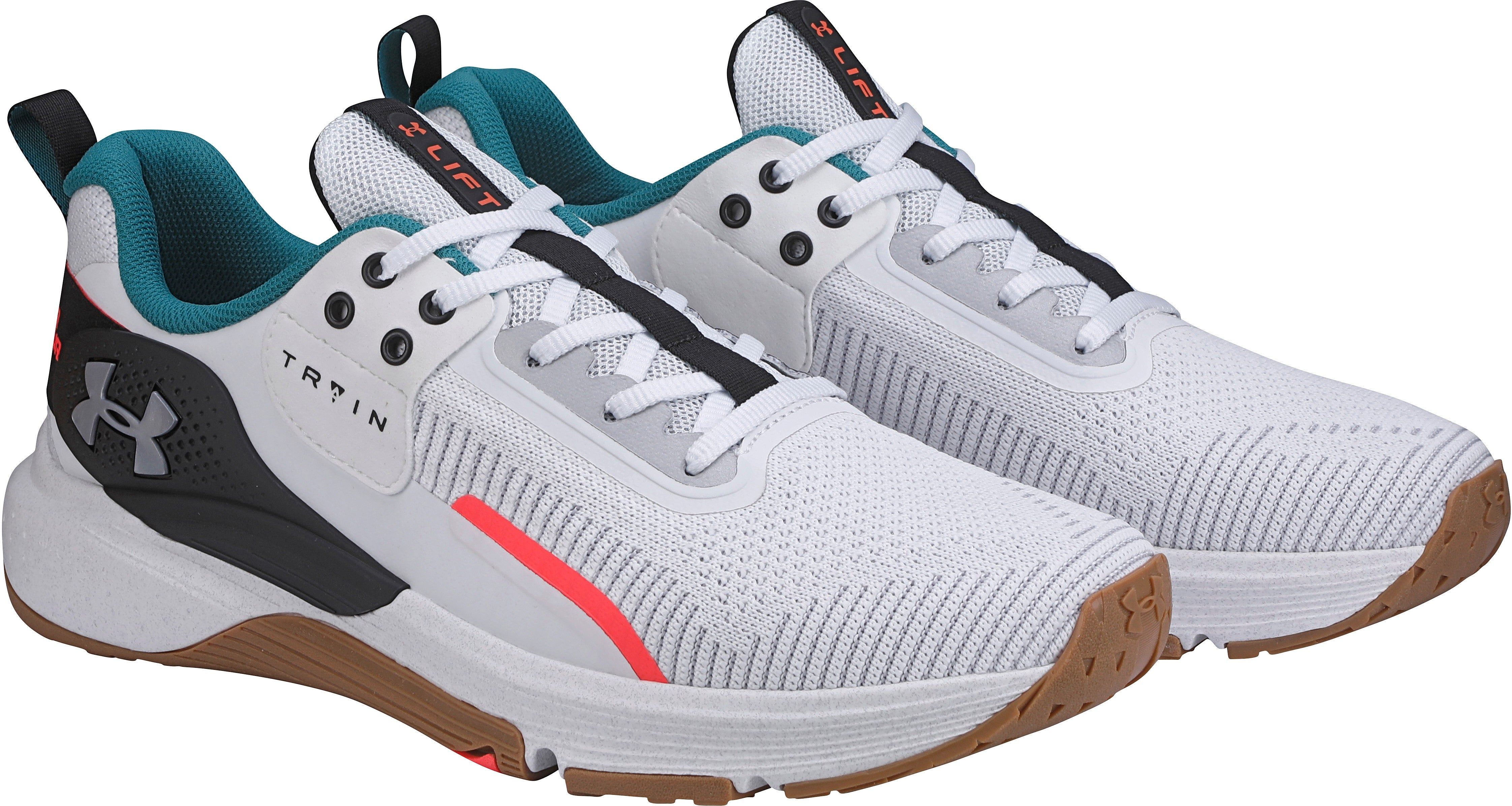 Tênis de Cross Under Armour Tribase LIFT - Branco / Preto / Cinza - Unissex