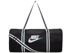 Bolsa Nike Heritage Duff - Preto / Branco - Tam Único - Unissex