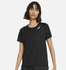 Camiseta Nike Dri-Fit Race Top Ss - Preto - Feminino