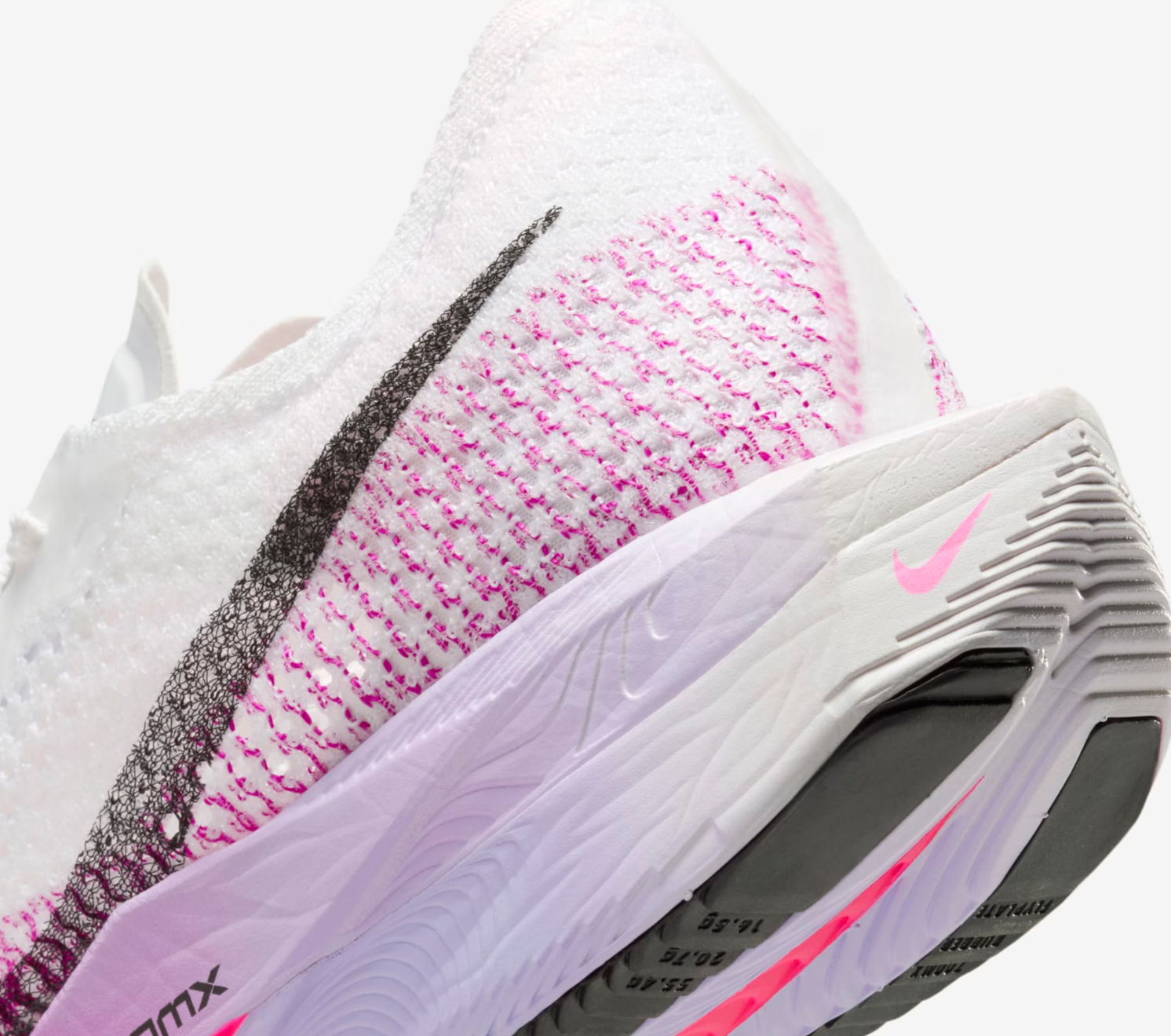 Tênis de Corrida Nike Vaporfly 3 - Branco / Rosa - Feminino