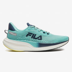 Tênis de Corrida Fila Racer Speedzone - Azul / Marinho / Amarelo - Feminino