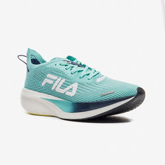 Tênis de Corrida Fila Racer Carbon 2 - Azul / Marinho / Branco - Feminino - TÊNIS COM FORMA GRANDE ! COMPRAR UM NUMERO MENOR QUE O HABITUAL