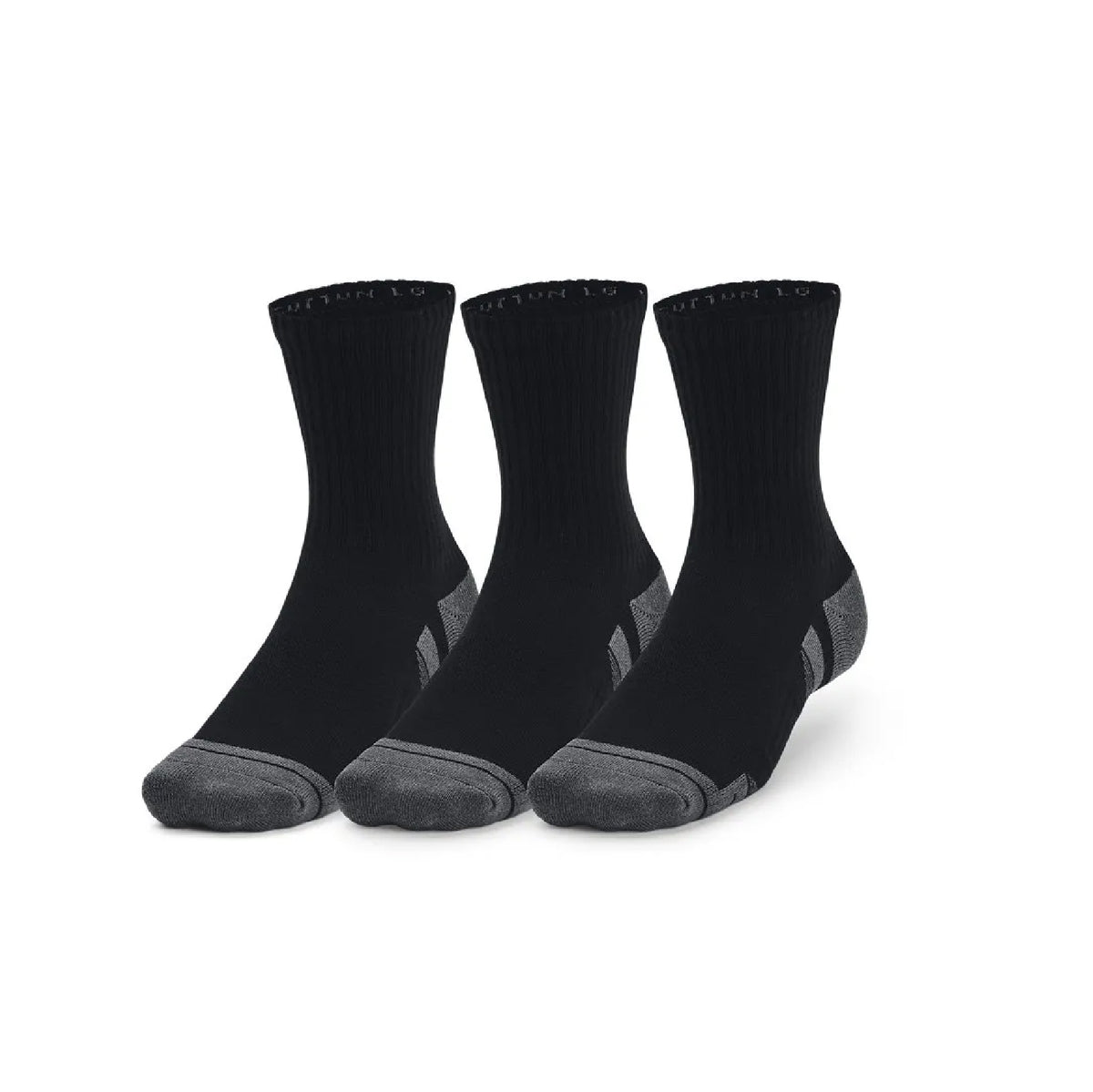 Meia Under Armour Performance Tech  - Preta - Pacote com 3 pares