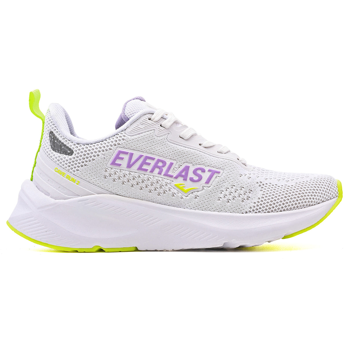 LANÇAMENTO - Tênis de Cross Everlast Cave Run 2 - Branco / Roxo - Feminino