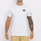 Camiseta RVCA Defer Big Block Branco - Masculino