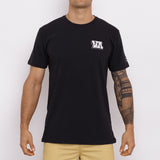 Camiseta RVCA Defer Big Block Preto- Masculino